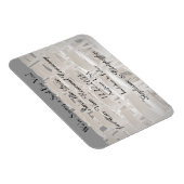 日付を保存セピア誓リニューアルチェアマグネット マグネット (右側)