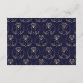 日付を保存タロットムーンクリスタルハート結婚 エンクロージャーカード (裏面)