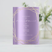 日付を保存ダイヤモンド金ゴールド紫ブラックモノグラム セーブザデート (スタンド正面)