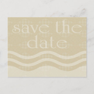 日付を保存パターン(の模様が)ある: waves : 案内ポストカード