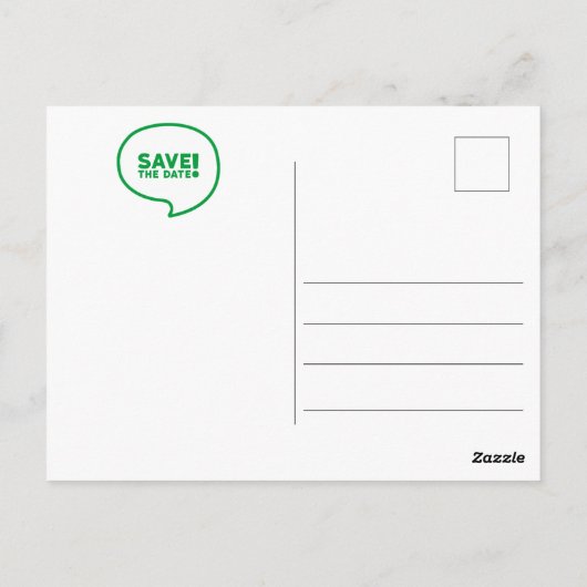 日付を保存ファミリ懇親会自然シーンレイク ポストカード (裏面)