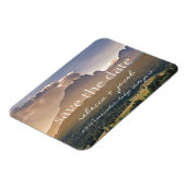 日付を保存救する/日素朴付結婚の マグネット (左側)