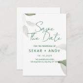 日付を保存結婚する セーブザデート (正面/裏面)