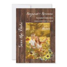 日付を保存 カントリー 緑 花