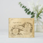 日付を保存 – ティーステンドヴィンテージウェディング1 案内ポストカード (スタンド正面)
