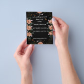 日付を保存,フローラ, チラシ (手)