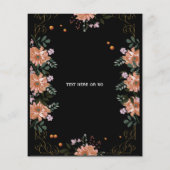 日付を保存,フローラ, チラシ (裏面)