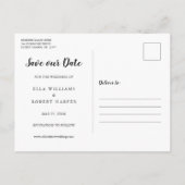 日付を保存 マソンジャー ライト ラスティック フォト 案内ポストカード (裏面)