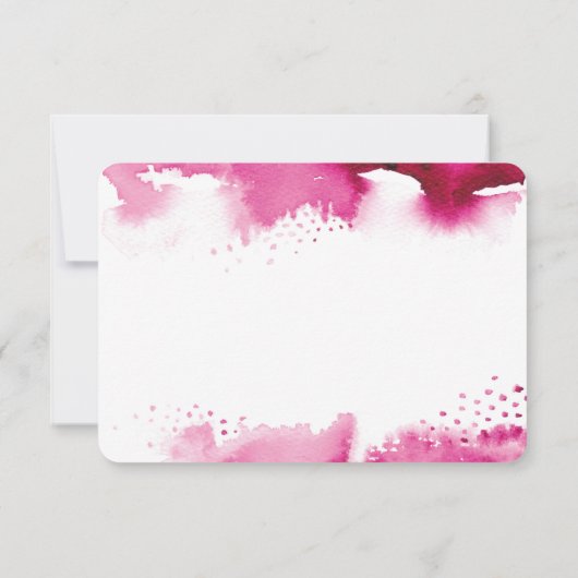 日付を保存（ユダヤ教の）バル・ミツバースモダンターのピンクの水色 サンキューカード (裏面)