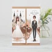 日付を保存:愛の物語が始まる 招待状 (スタンド正面)