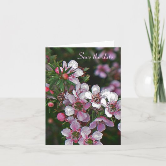 日付を保存 案内状 (正面)