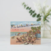 日付を保存 – Ft.ローダーデール 案内ポストカード (スタンド正面)