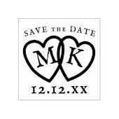 日付を保存DIYのモノグラ結婚ムゴムのスタンプ ラバースタンプ (インプリント)