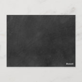 日付を保存Mason Jar String Lights Boho Photo ポストカード (裏面)