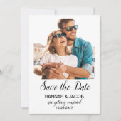 日付を写真で保存 案内状 (正面)