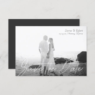 日付を小さな滑らかなストロークの告知を保存 招待状