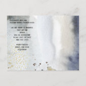 日付を感動的守るキリスト教の卒業 案内ポストカード (裏面)