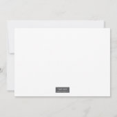 日付を指し示すフレームフォトカードを保存 セーブザデート (裏面)