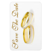 日付を救って下さい マグネット (縦)