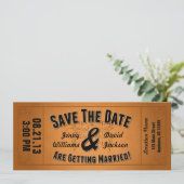 日付を救って下さい: ヴィンテージのチケット セーブザデート (スタンド正面)