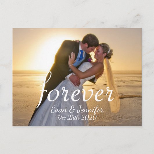 日付を永遠に保存 案内ポストカード (正面)