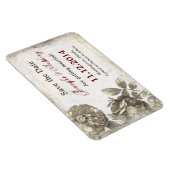 日付を温厚なヴィンテージ磁カスタム石で保存 マグネット (右側)