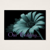 日付を灰色の青で保存デイジー (裏面)