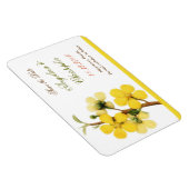 日付を白く保存すエレガントる マグネット (右側)