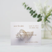 日付を砂に海のシェルで保存 セーブザデート (スタンド正面)