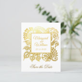 日付を金ゴールドグリッター花で保存 (スタンド正面)