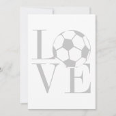 日付を除いたグレーサッカーを愛する セーブザデート (正面)