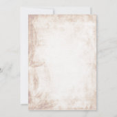 日付を除く素朴なメイソン・ジャー・ウェディング セーブザデート (裏面)