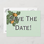 日付を除くAcornの結婚式 案内ポストカード (正面/裏面)