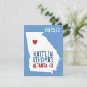 日付を-カスタマイズ可能な-ジョージア救って下さい セーブザデート (スタンド正面)