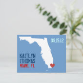 日付を-カスタマイズ可能な-フロリダ救って下さい セーブザデート (スタンド正面)