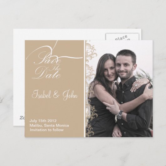 日付をBeieeフレームに保存 案内ポストカード (正面/裏面)