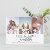 日付をQRコードテンプレートで保存 招待状 (スタンド正面)