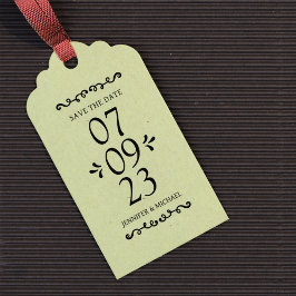 日付エレガントを保存結婚する ラバースタンプ