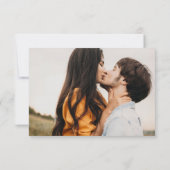 日付エレガントを保存4フォトシンプル セーブザデート (裏面)