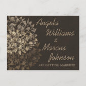 日付エレガントポストカードの保存 案内ポストカード (正面)