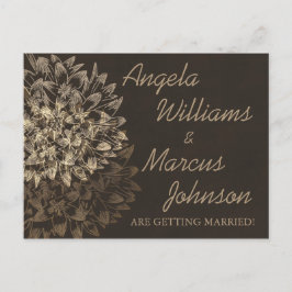 日付エレガントポストカードの保存 案内ポストカード