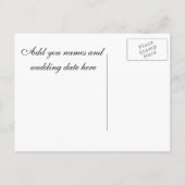 日付エレガントポストカードの保存 案内ポストカード (裏面)