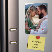 日付エレガントモダンの保存写真テンプレート