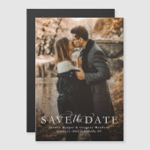 日付エレガント写真磁気カードを保存する (正面/裏面)