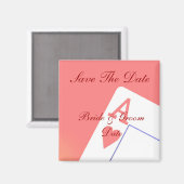 日付カジノラスベガスの磁結婚石を保存 マグネット (正面/裏面)