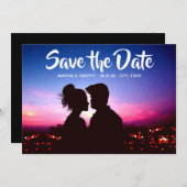 日付カジュアル写真を保存するスクリプト 招待状 (正面/裏面)