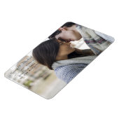 日付カスタムの保存 – フレキシブパーソナライズされたル写真 マグネット (左側)