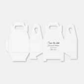 日付カスタムの通知結婚の保存 フェイバーボックス (折り畳みなし)