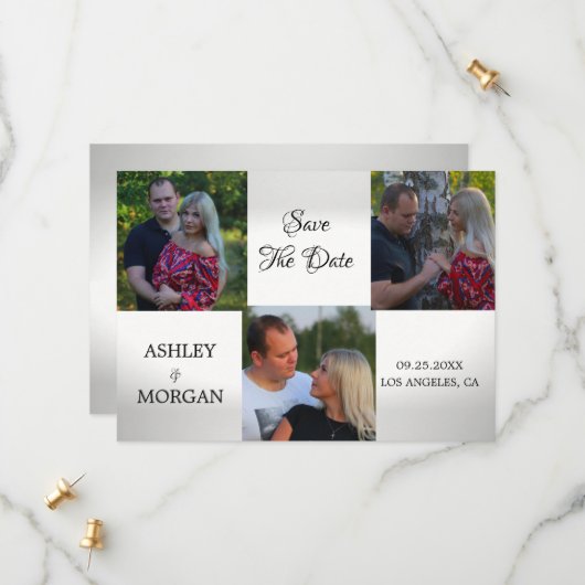 日付カスタムを保存する写真 セーブザデート (正面/裏面インサイチュ)