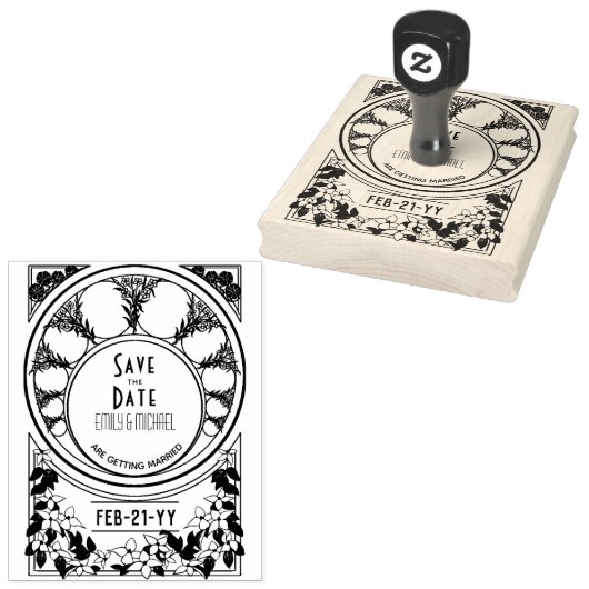 日付カスタムアールデコ装飾用ヴィンテージの保存2 ラバースタンプ (押印)